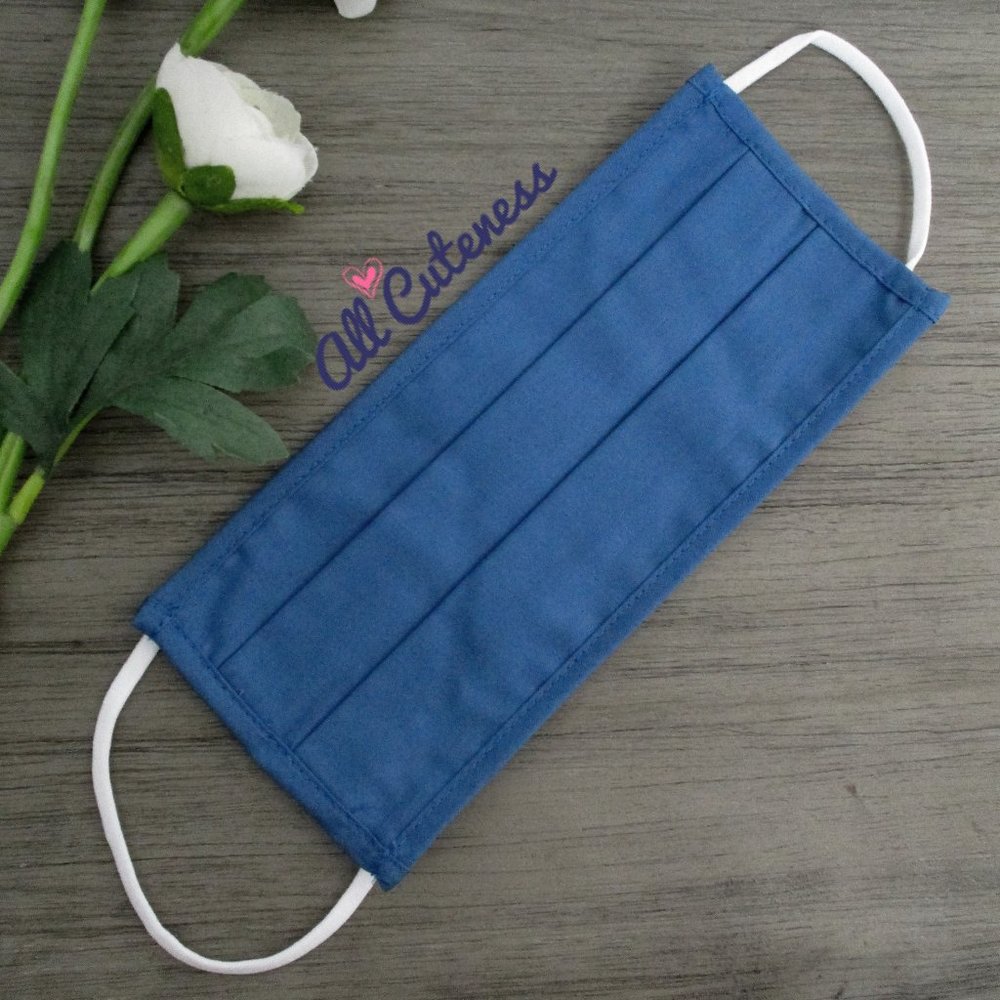 Blue Cloth Face Mask